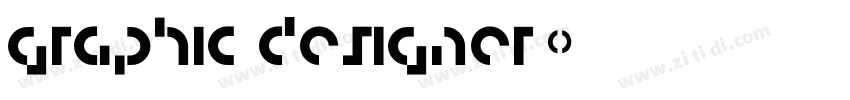 Graphic designer字体转换